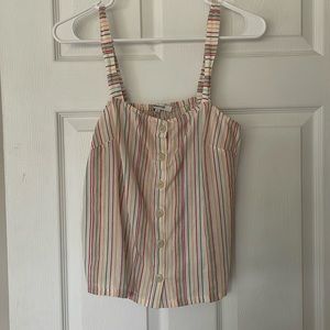 Madewell striped tank
